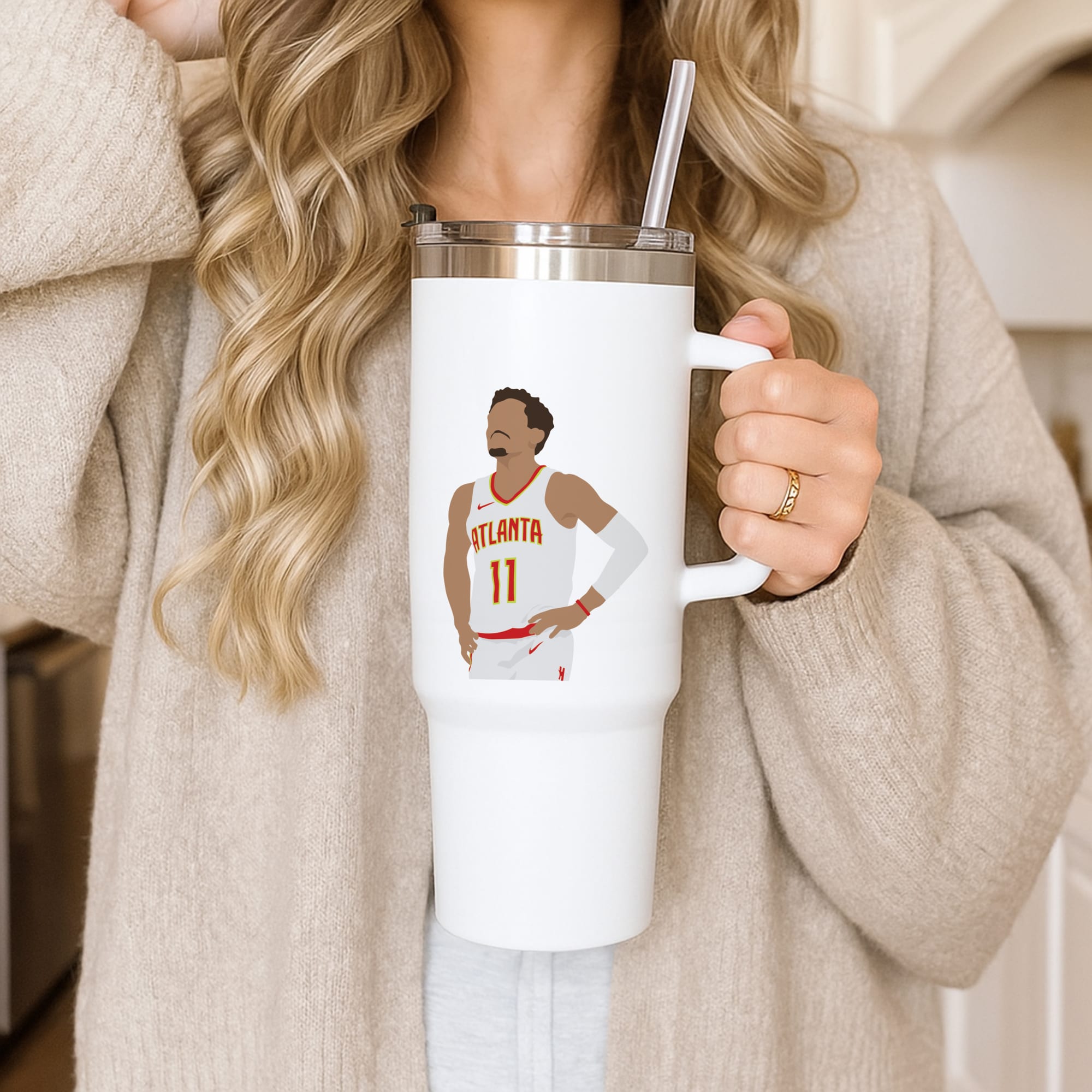 Young - Basketball Tumbler