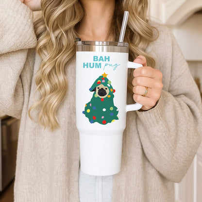 Bah Hum Pug Tumbler