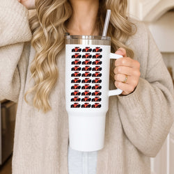 F1 Car Collage Tumbler