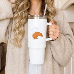 Stop I Could Have Dropped My Croissant - TikTok Tumbler