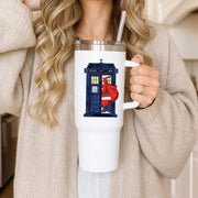 Santa's Tardis Tumbler 3