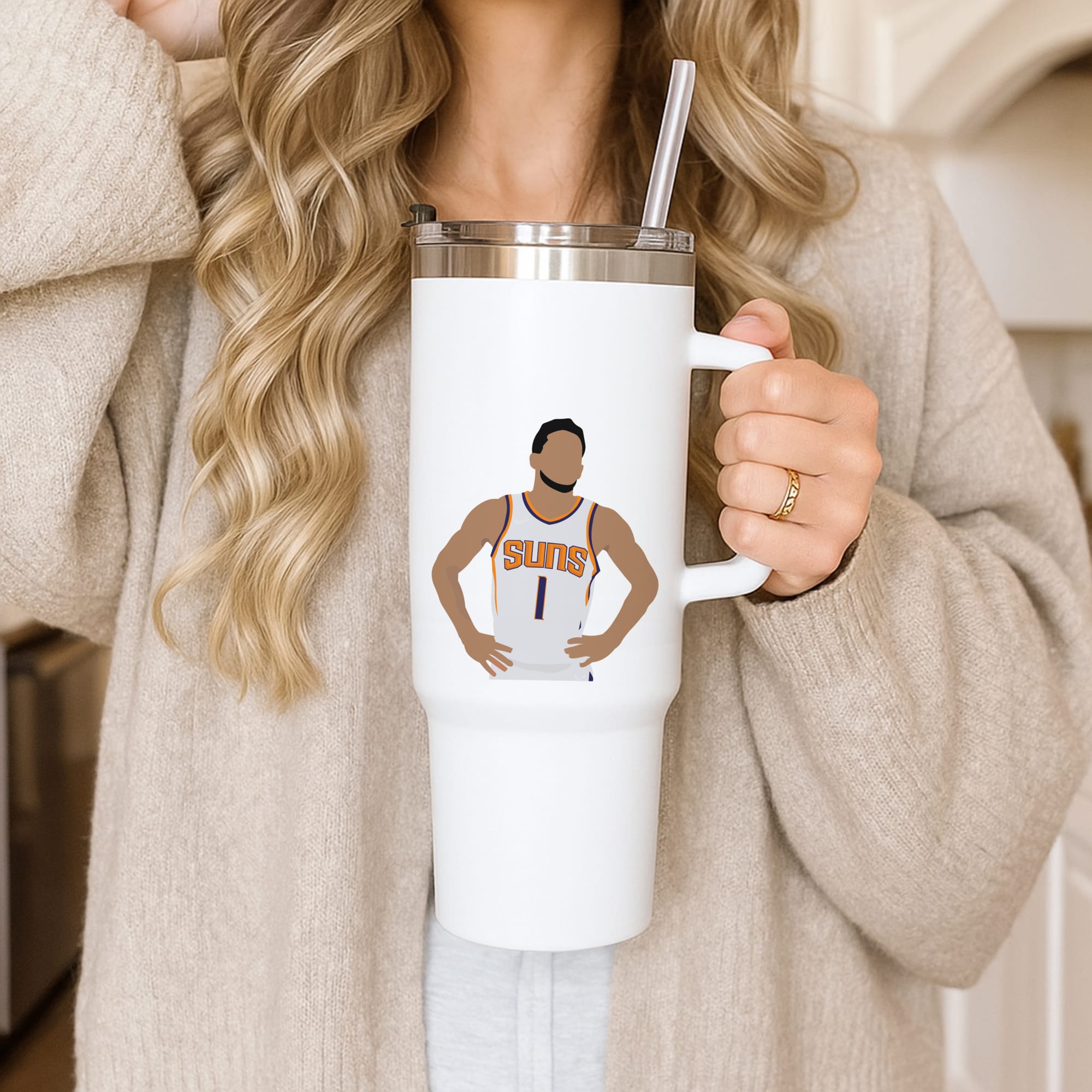 Booker - Basketball Tumbler