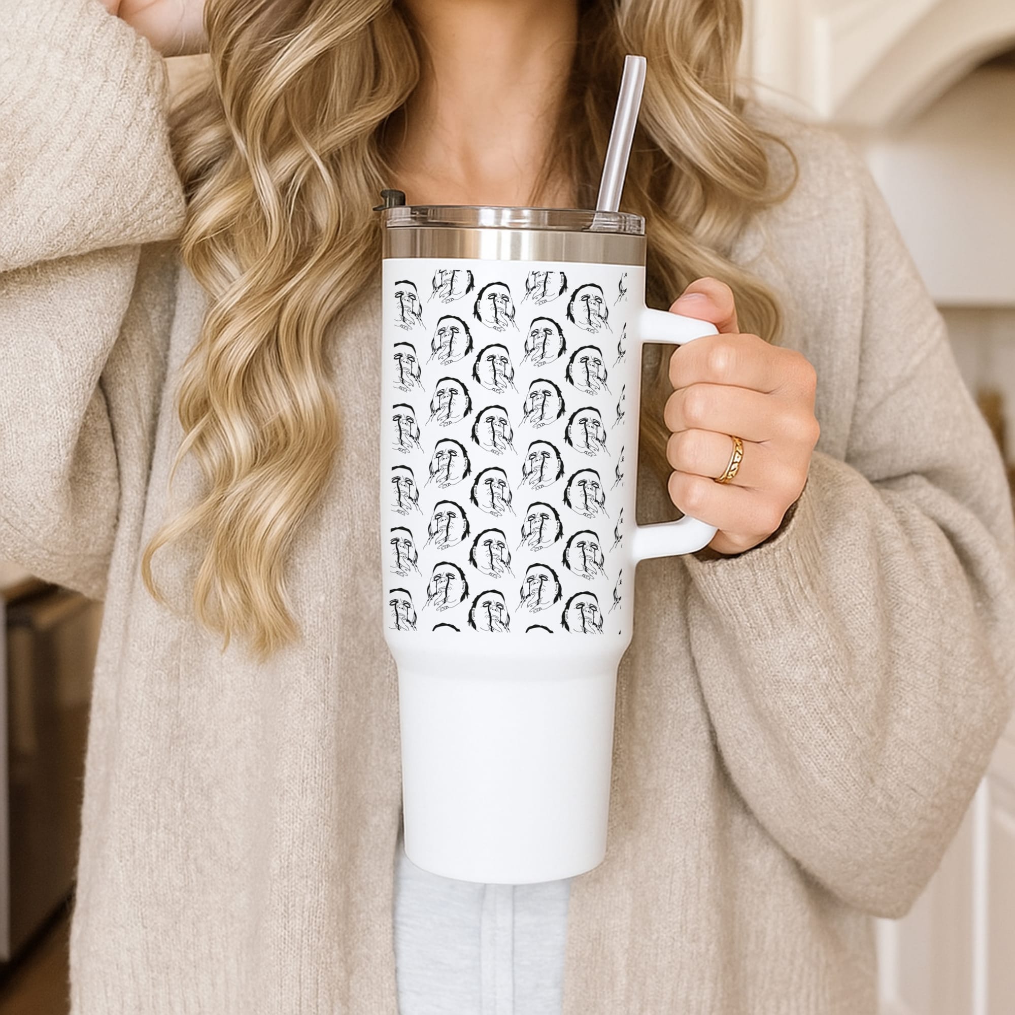 Michael Myers Pattern Tumbler