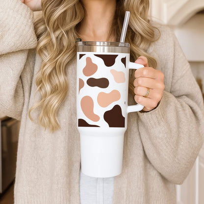 Cowprint Nude Tumbler