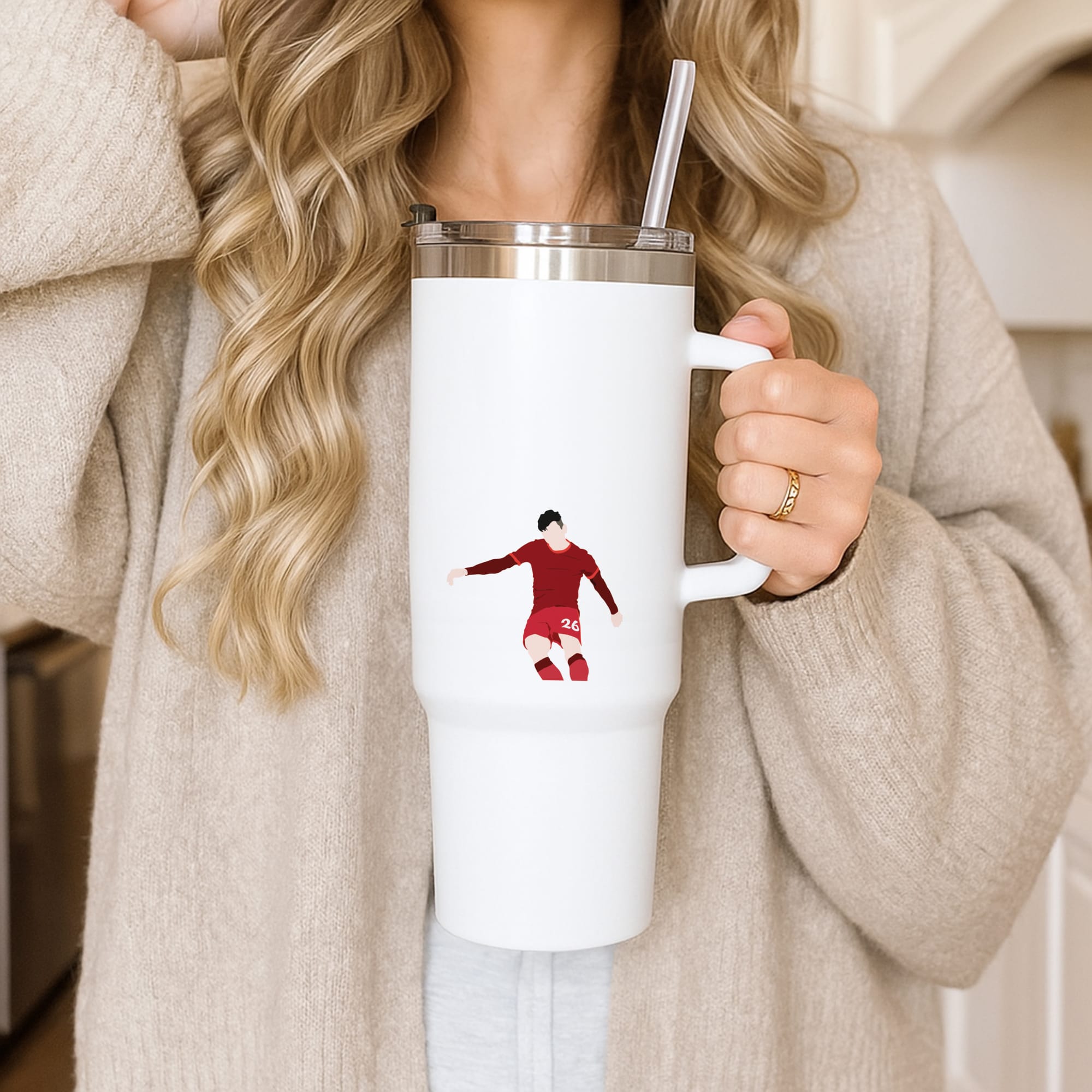 Robertson - Football Tumbler