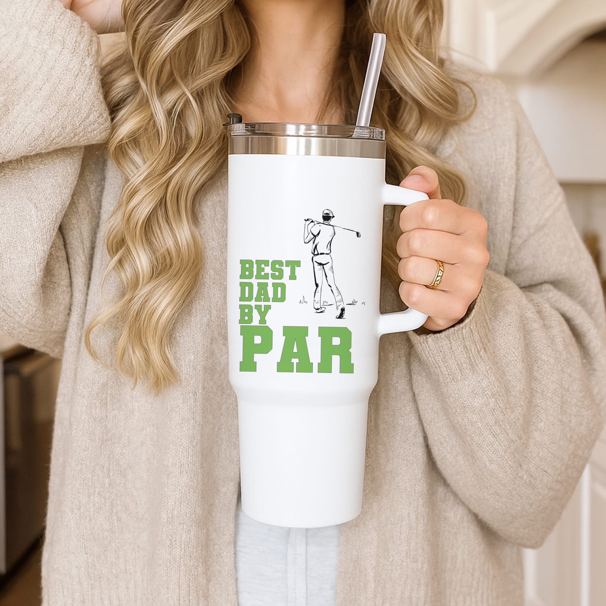 Best Dad By Par - Fathers Day Tumbler