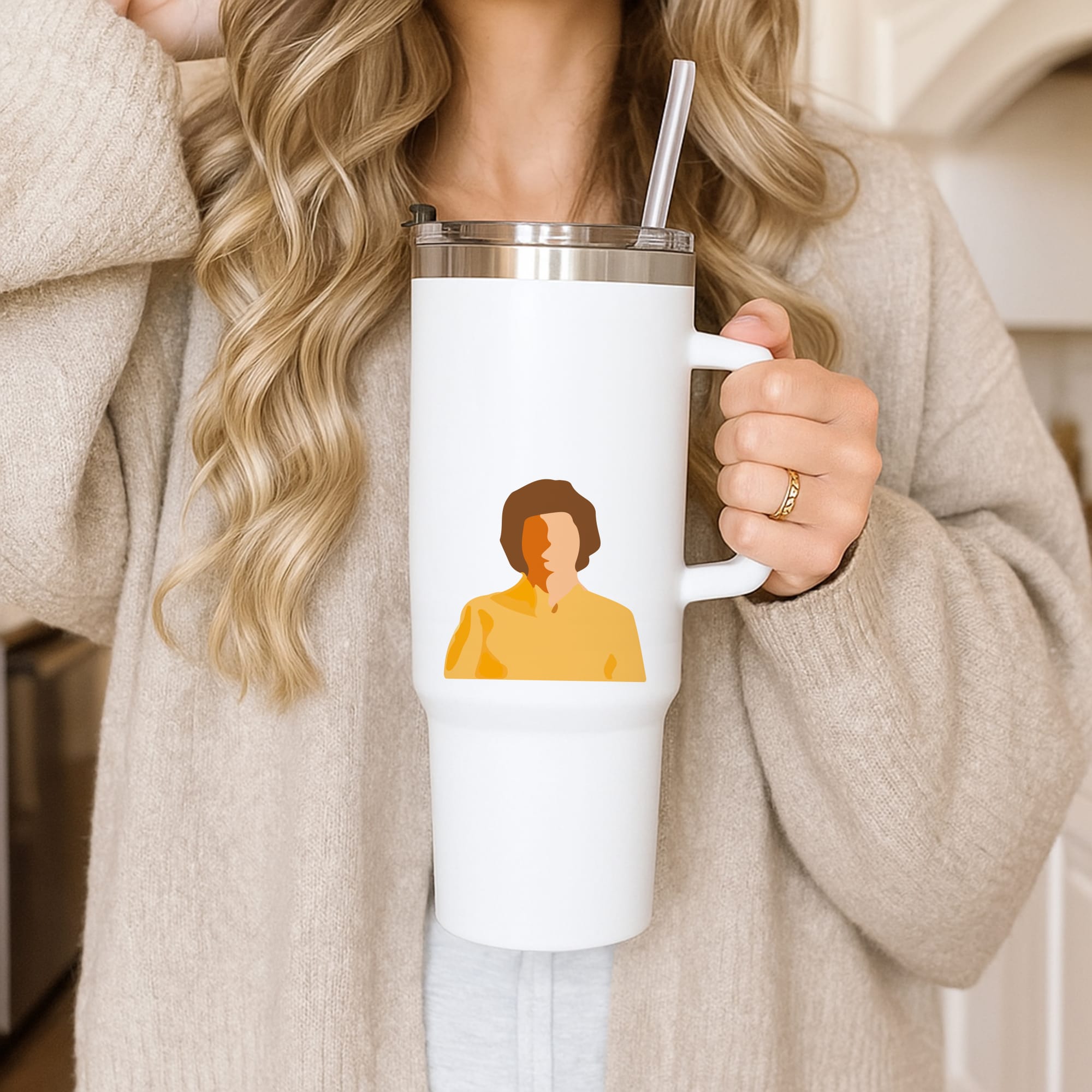Faceless Mike - Stranger Things Tumbler