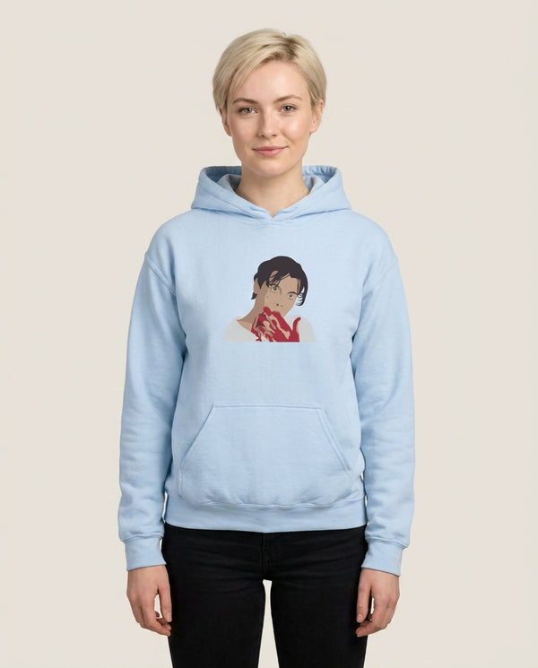 Billy Loomis - Scream Hoodie — Blue Front, worn