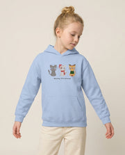 Meowy Christmas  Kids Hoodie 1