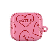Quote Love Hearts Pattern AirPods Case 3