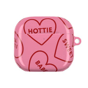 Quote Love Hearts Pattern AirPods Case 4