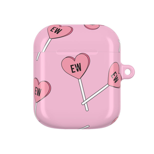 Ew Love Heart Lolipops Pattern AirPods case — AirPods 1