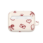 Valentines Doodles AirPods Case 7
