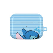 Blue Hearts Alien Blue Valentine's AirPods Case 5