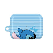 Blue Hearts Alien Blue Valentine's AirPods Case 6