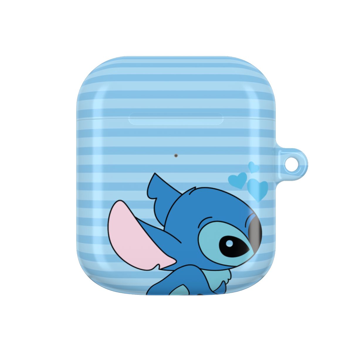 Blue Hearts Alien Blue Valentine's AirPods Case