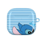 Blue Hearts Alien Blue Valentine's AirPods Case 4