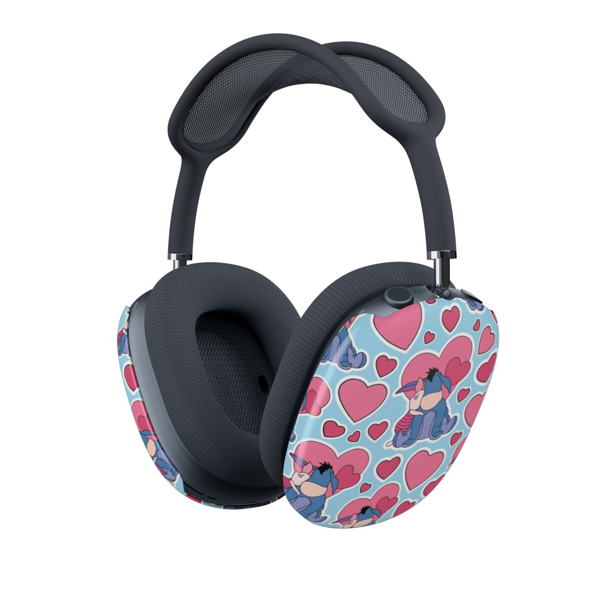 Donkey and Pig Pattern Valentine's AirPods Max Case