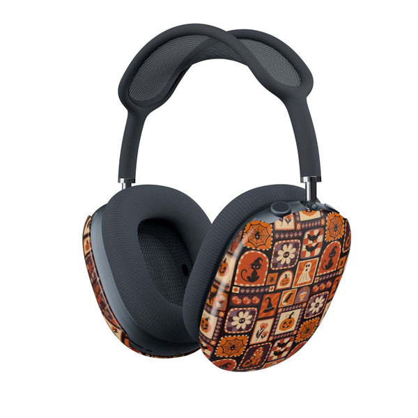 Vintage Halloween Patchwork AirPods Max Case