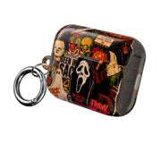 Horror Movie Sticker Collage AirPods Case 8