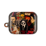Horror Movie Sticker Collage AirPods Case 6