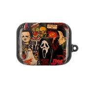 Horror Movie Sticker Collage AirPods Case 5