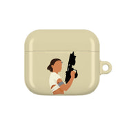 Leia With Gun AirPods Case 3