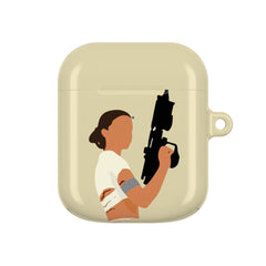 Leia With Gun AirPods Case