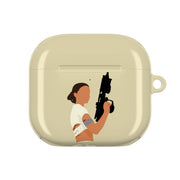 Leia With Gun AirPods Case 4