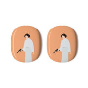 Leia Faceless With Gun AirPods Max Case 3
