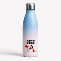 Olivia Red Megaphone Blue Water Bottle