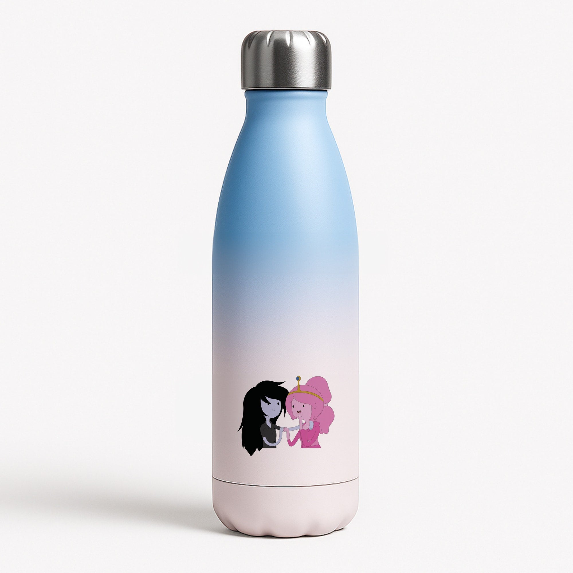 Marceline And Bubblegum Blue Water Bottle