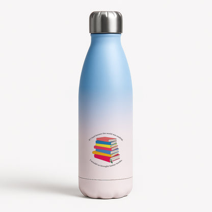 If I Had Known - TV Quotes Blue Water Bottle