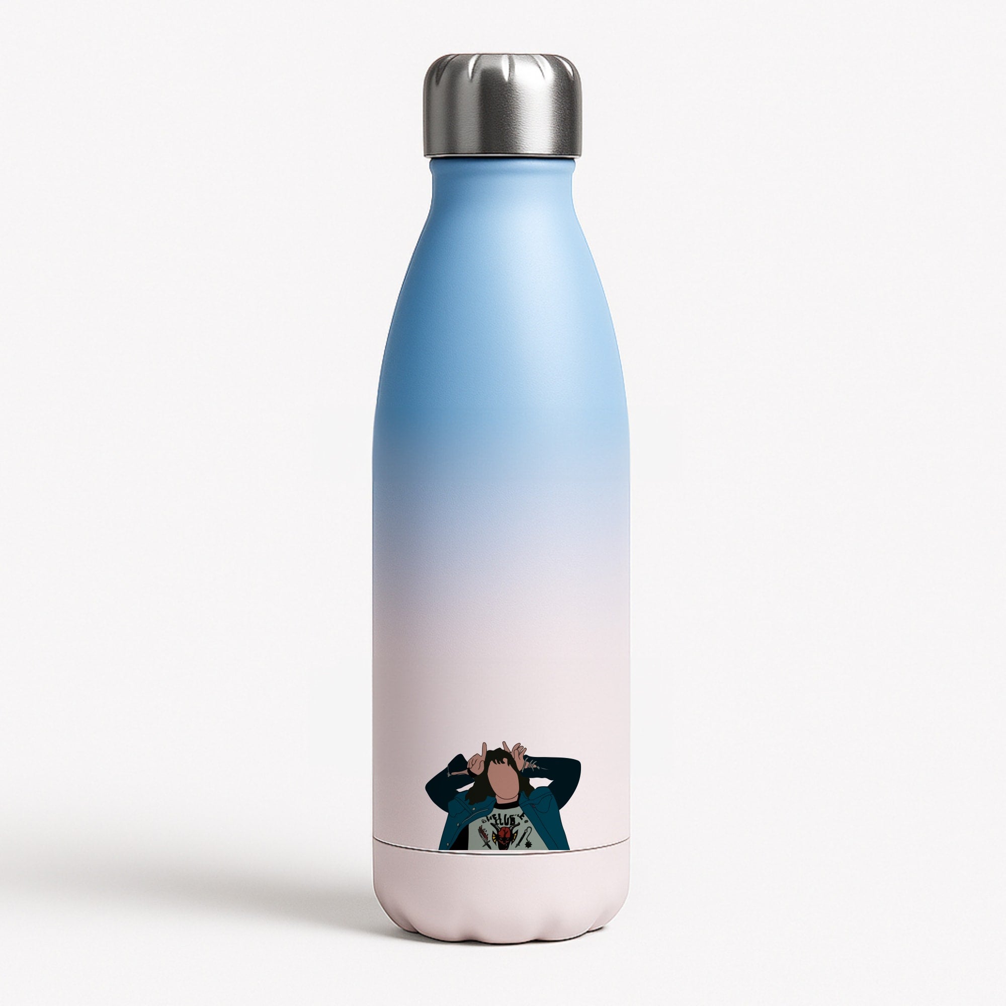 Eddie Munson Blue Water Bottle
