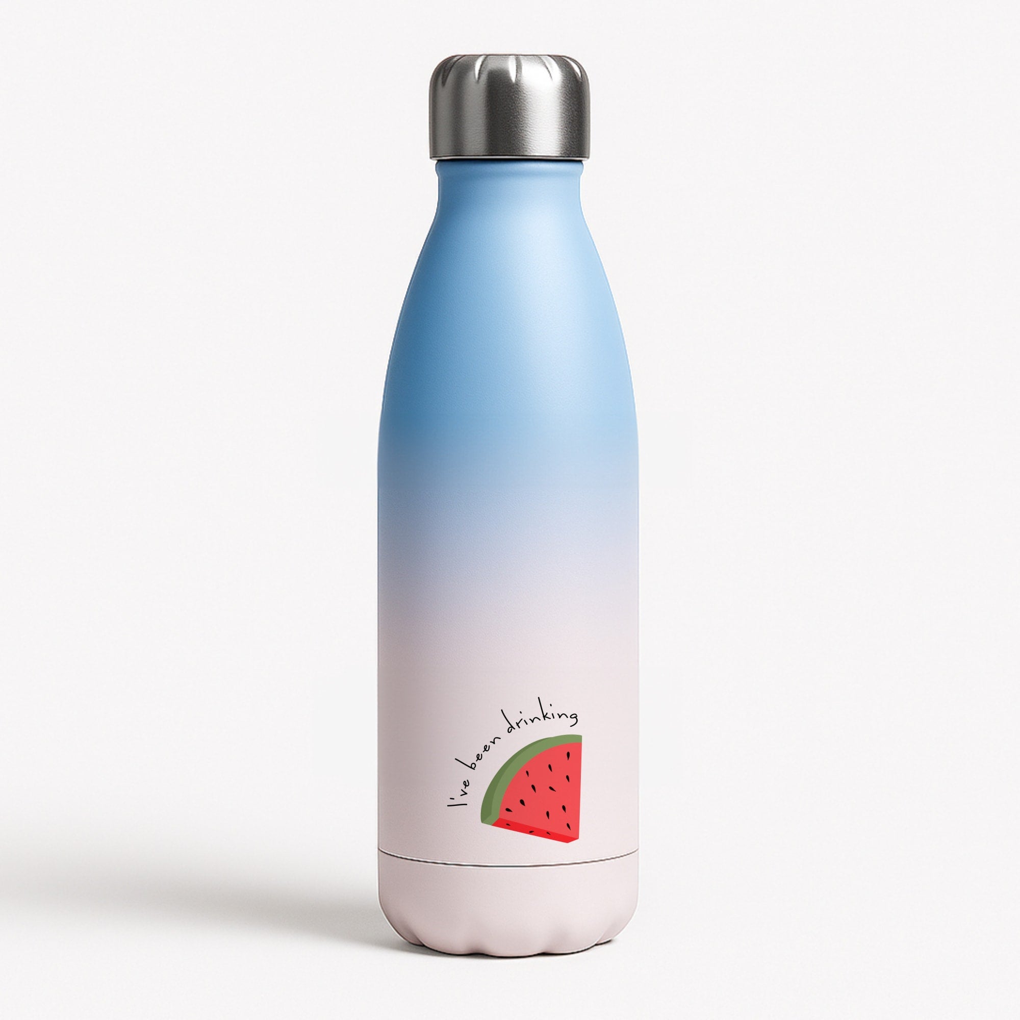 I've Been Drinkin Watermelon - Queen B Blue Water Bottle