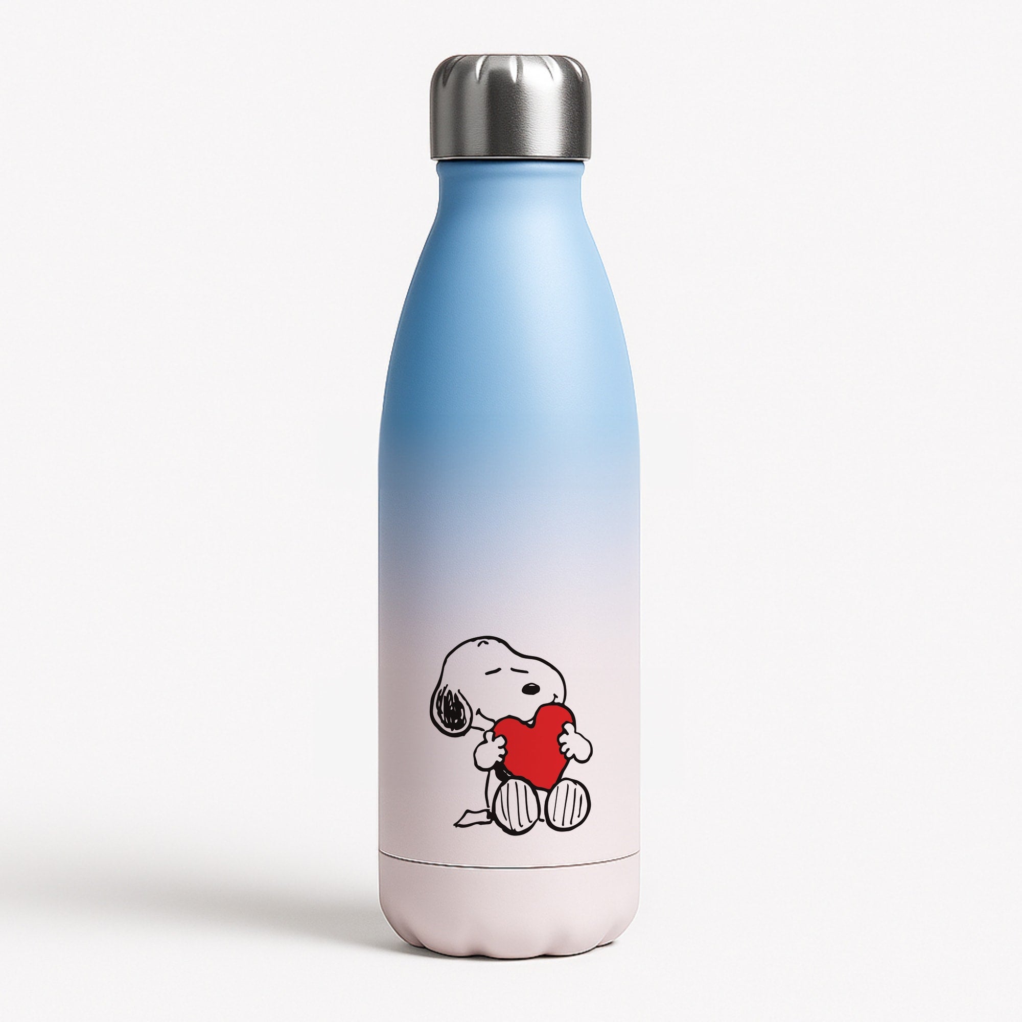Snoopy - Valentine's Day Blue Water Bottle