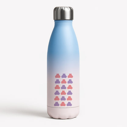 Snorlex pattern Blue Water Bottle