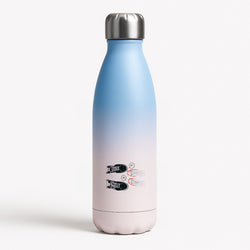 Hi - Heart TV Blue Water Bottle