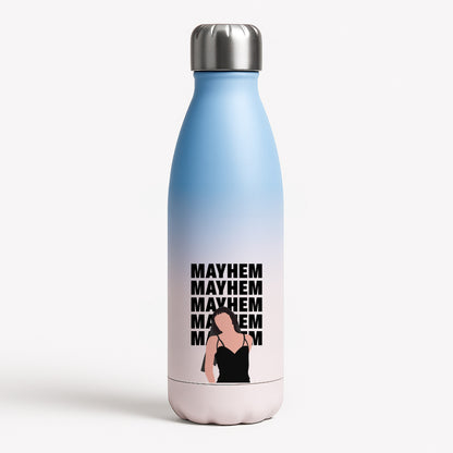 Neon Green Mayhem Blue Water Bottle