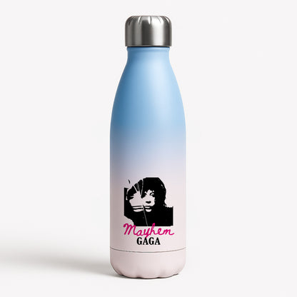 Pink Mayhem Gaga Blue Water Bottle