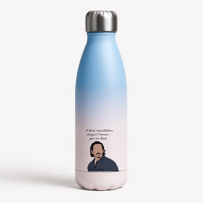 A Bad Reputation Blue Water Bottle