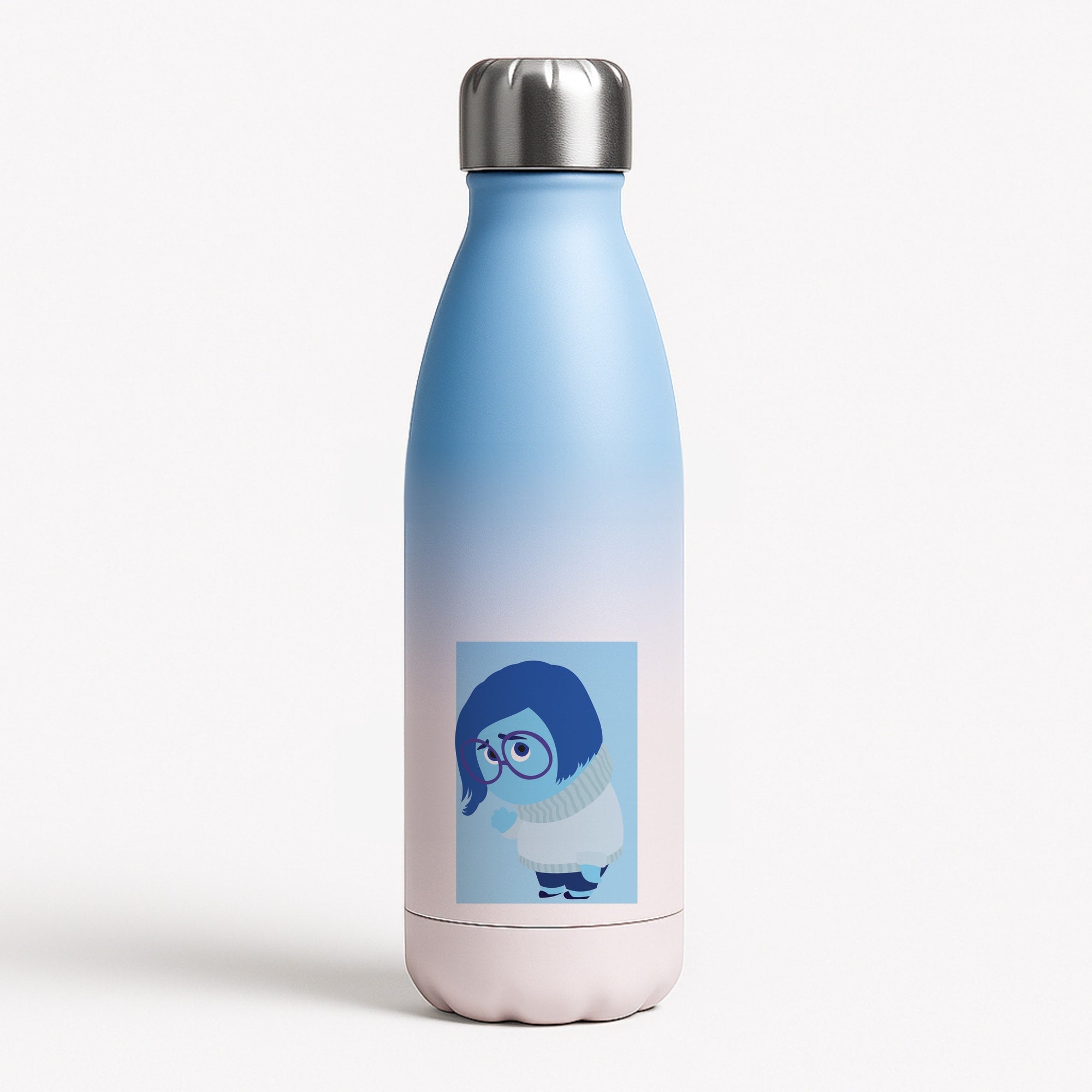 Sadness - Inside Out Blue Water Bottle