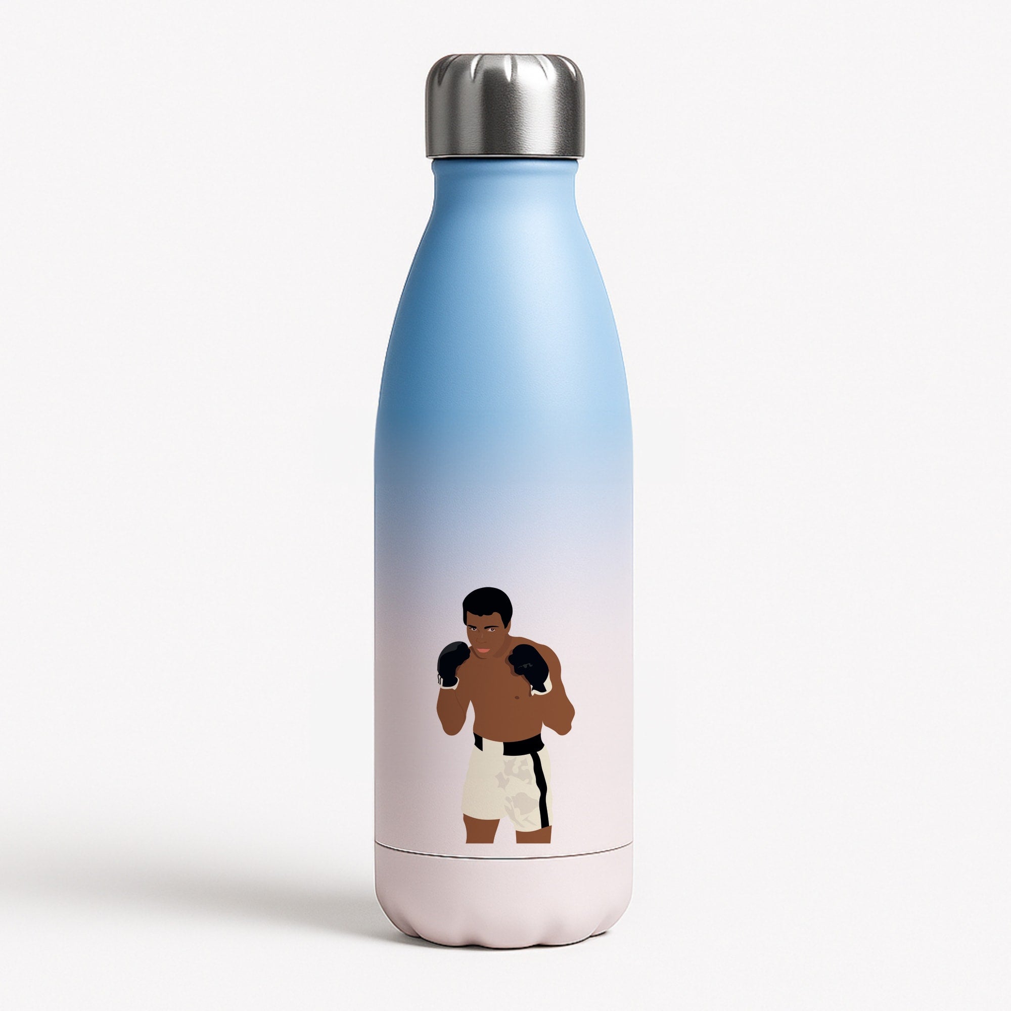 Ali - Boxing Blue Water Bottle