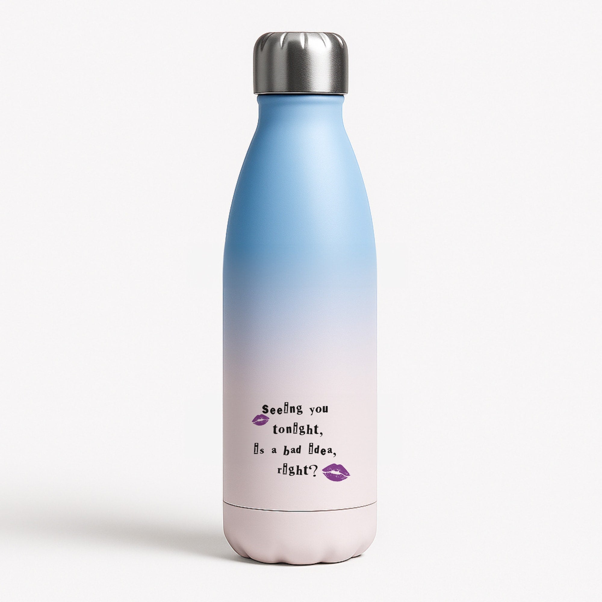 Seeing You Tonight - Olivia Blue Water Bottle