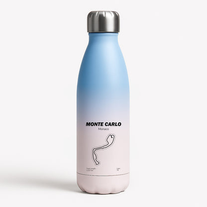 Monte Carlo Circuit Blue Water Bottle