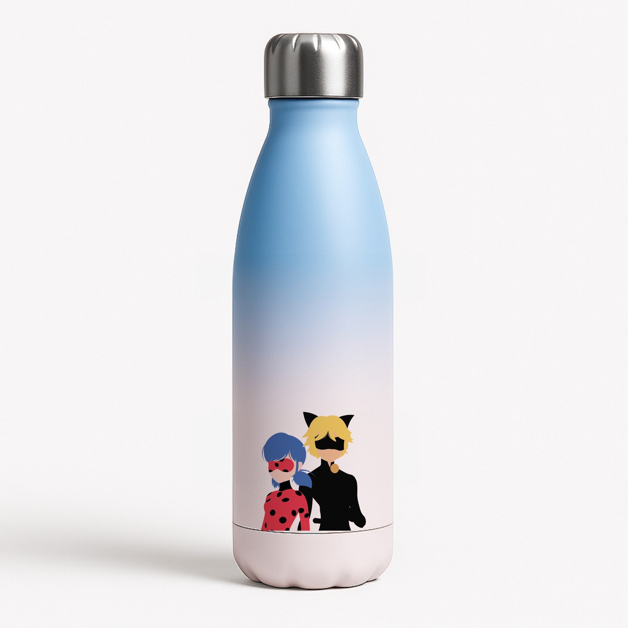 Red And Blue Blue Water Bottle