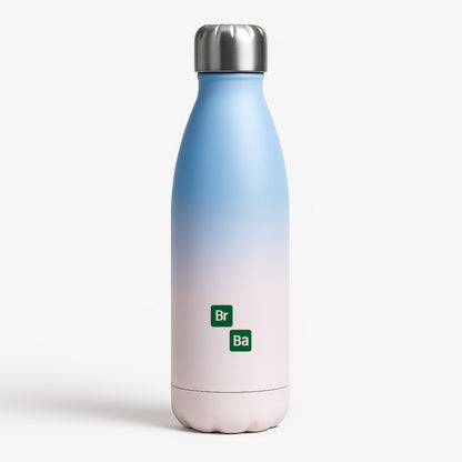Periodic Table Blue Water Bottle