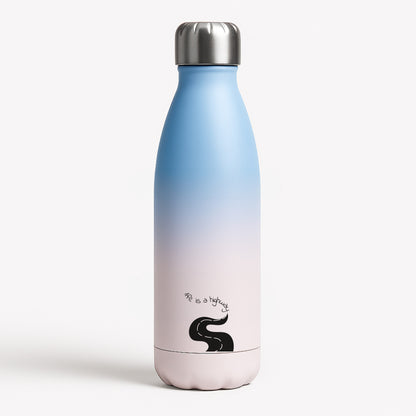 Life Is A Highway - Cars Blue Water Bottle