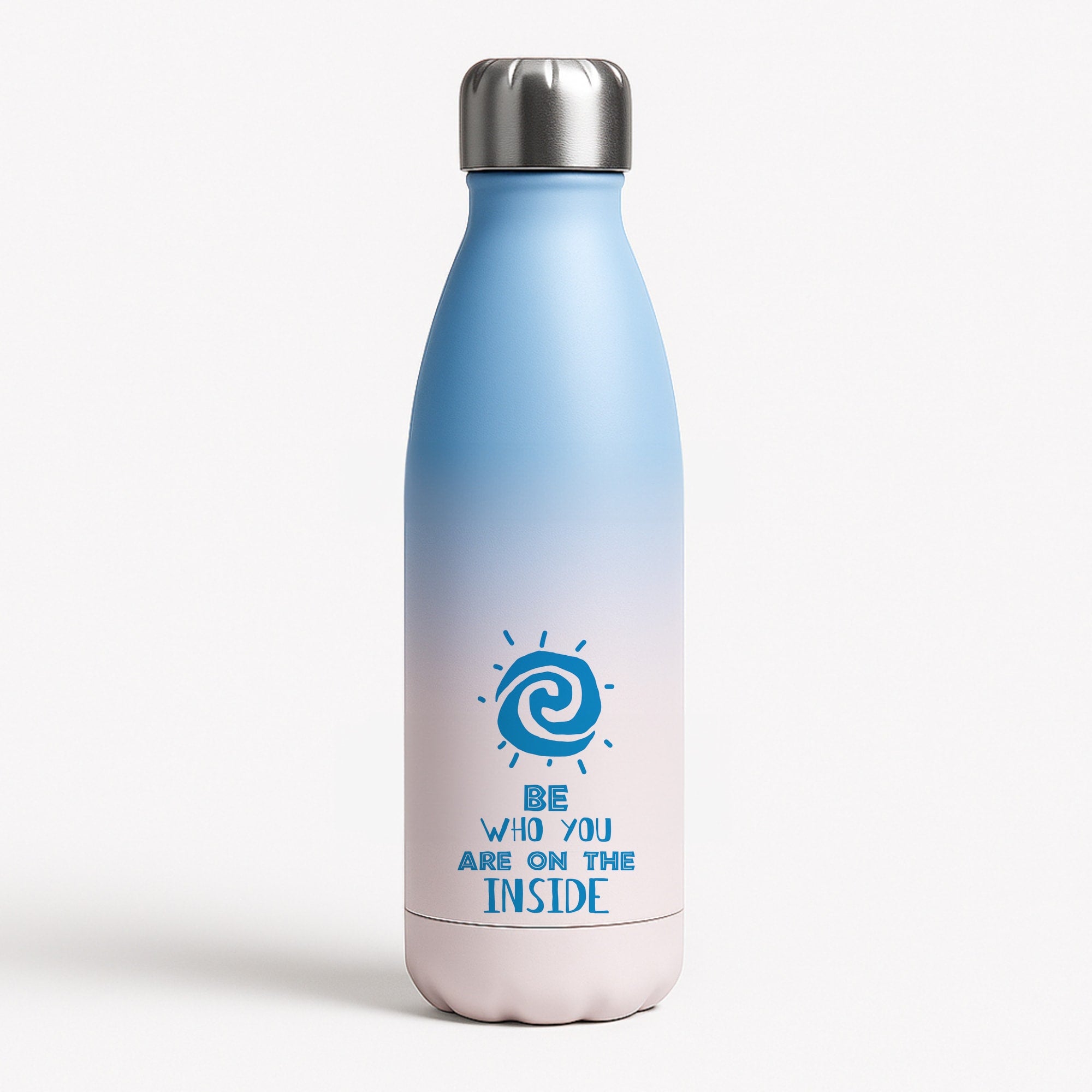 Be Who You Blue Water Bottle