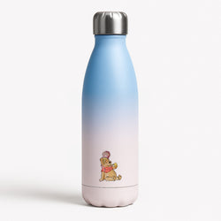 Winnie Sketch Blue Water Bottle